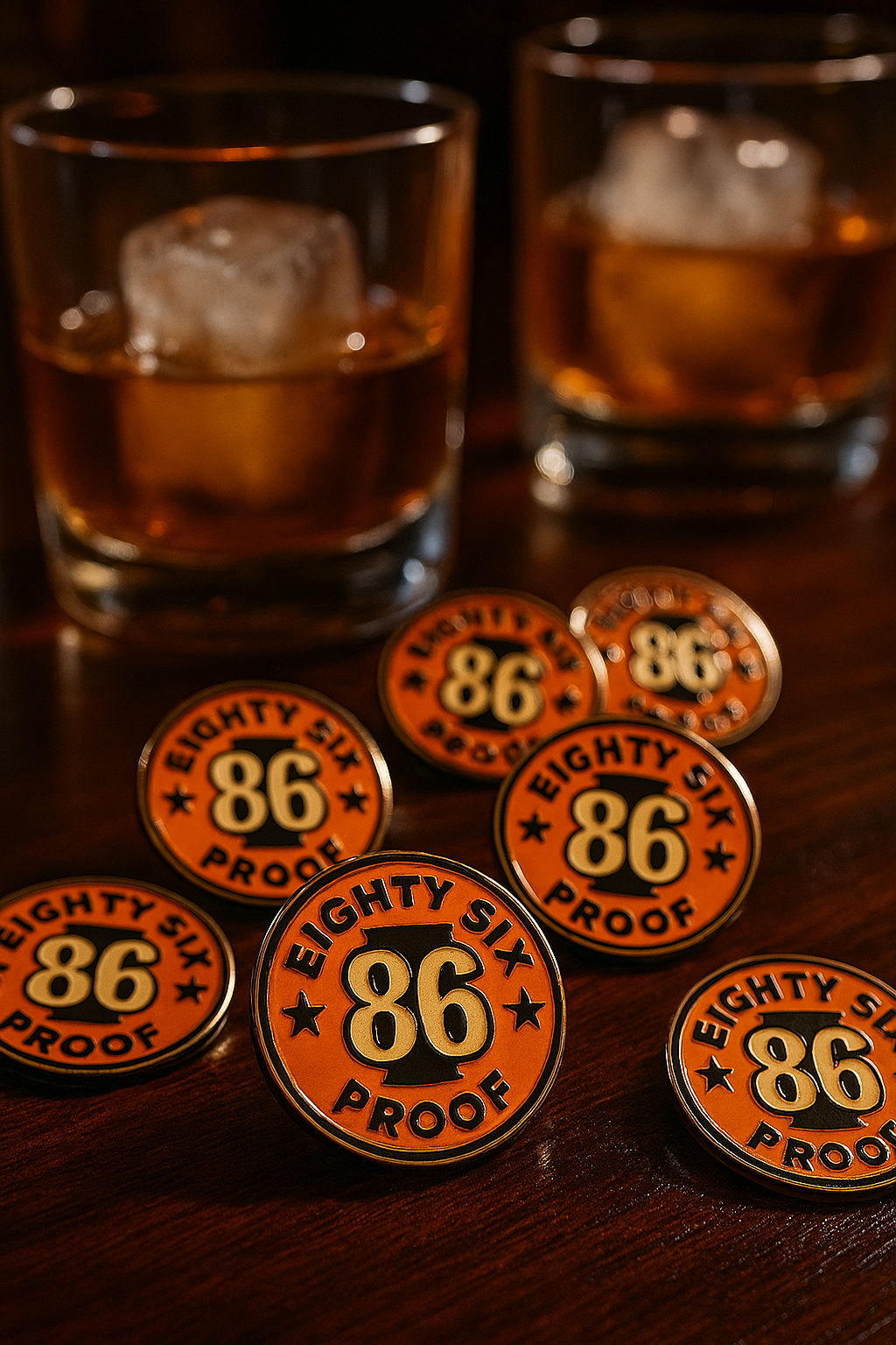 86 Proof Certification Pin